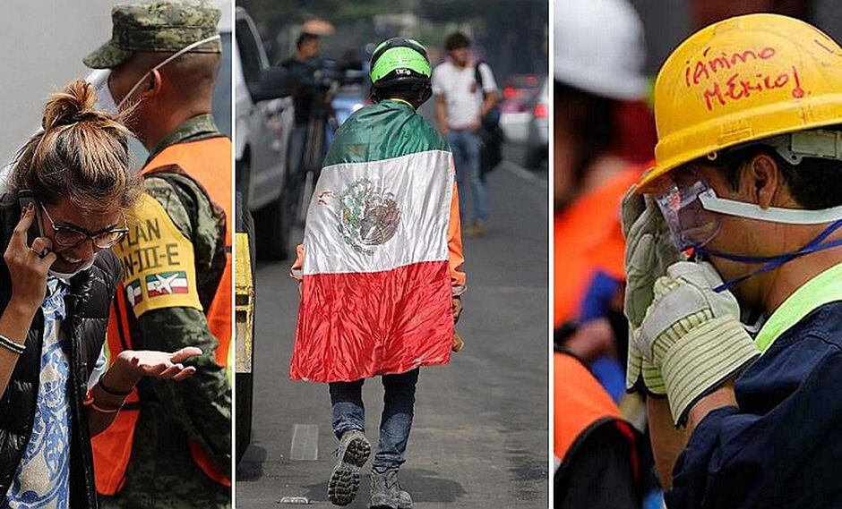Terremoto en México: rescatistas conmueven con mensajes de esperanza en cascos