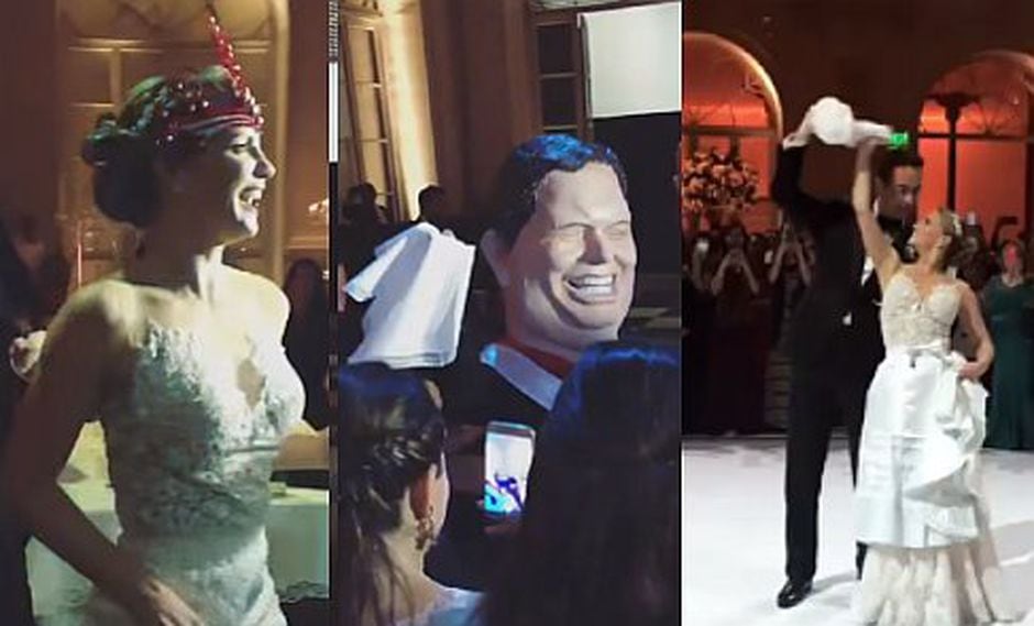 Luciana León: los vídeos que hasta ahora nadie vio de la celebración de su boda