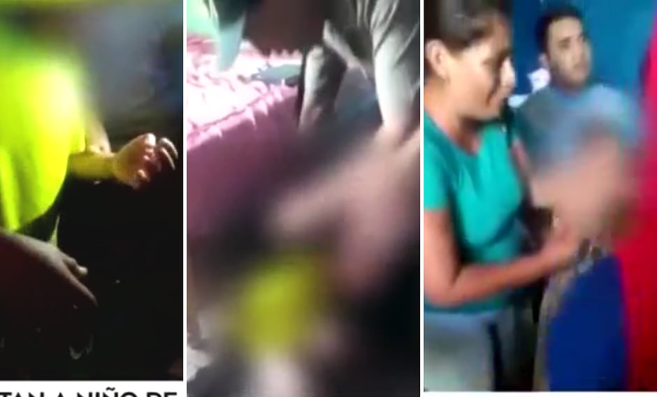 Niño fue encadenado por su propia madre y llora al ser rescatado por sus vecinos (VIDEO)