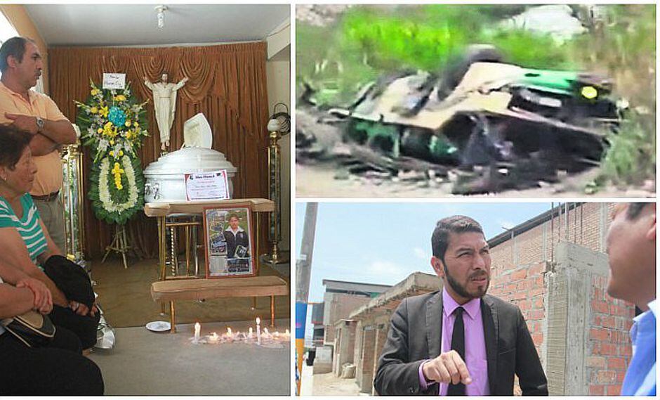 Tragedia en viaje de promoción: bus se despista y muere un escolar (FOTOS)