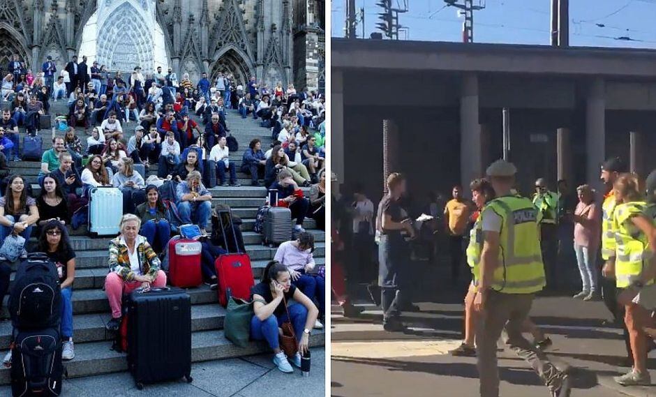 Sujeto toma a transeúntes como rehenes en estación de tren en Alemania (VIDEO)
