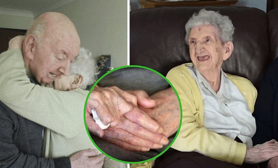 Abuelita se muda de asilo para cuidar a su hijo de 80 años (FOTOS)