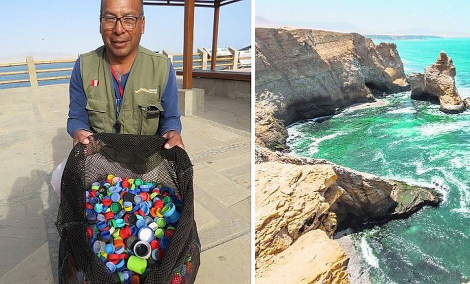 Guardaparque de la Reserva Nacional de Paracas junta basura para ayudar a niños con síndrome de down