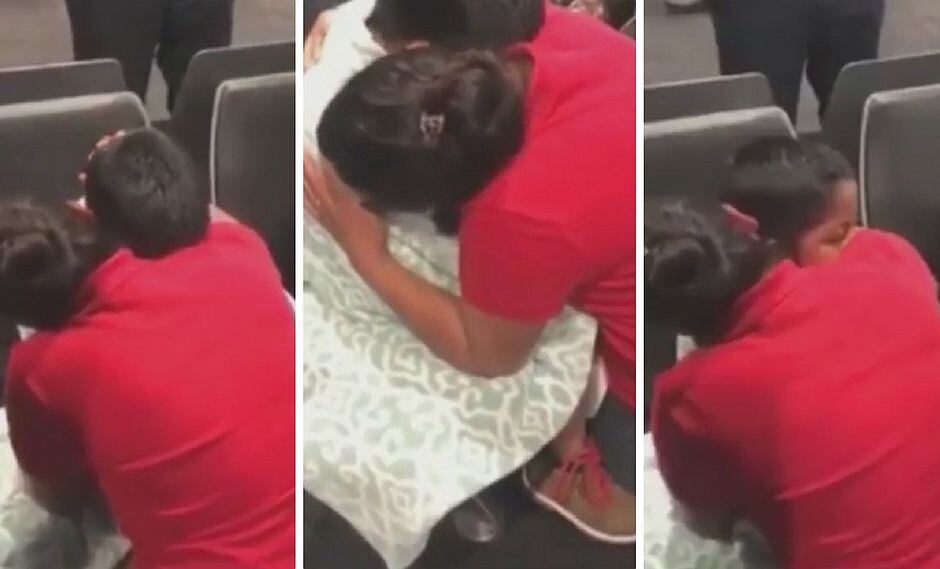 El llanto de una madre y su hijo al reencontrarse tras ser separados en EE.UU