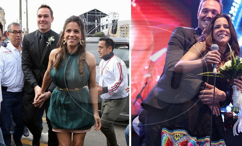 Vanessa Terkes y los dos vestidos que lució en su matrimonio con George Forsyth (FOTOS)