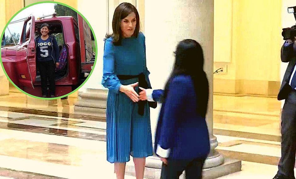 Camionera huancaína debatió con la reina Letizia en España: "Las mujeres sí podemos"│VIDEO