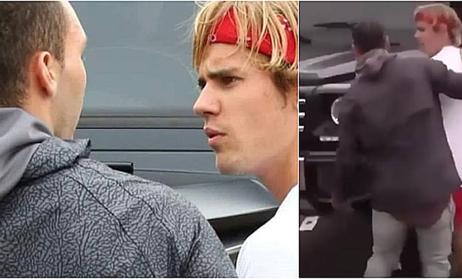 Justin Bieber tiene violenta reacción con fan argentino luego de regalarle camiseta (FOTOS Y VIDEO)
