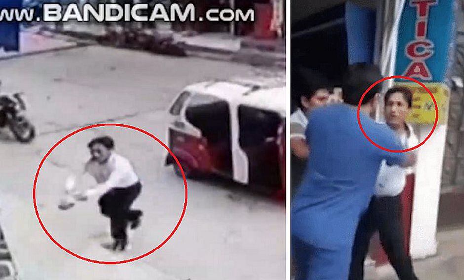 Funcionario municipal intenta quemar vivo a dueño de restaurante | VIDEO