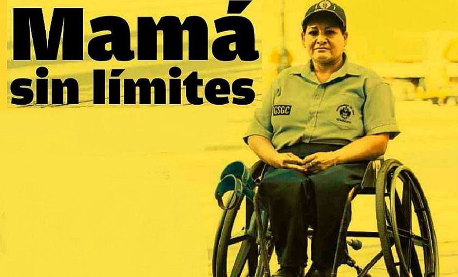 Día de la madre: mamita patrulla las calles de Lima en su silla de ruedas