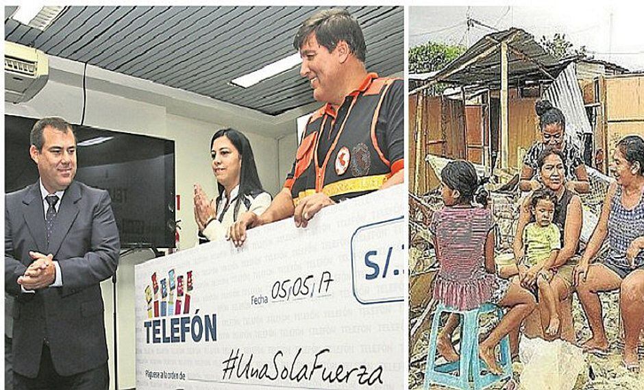 El Niño Costero: Telefón recaudó esta cantidad de dinero para damnificados