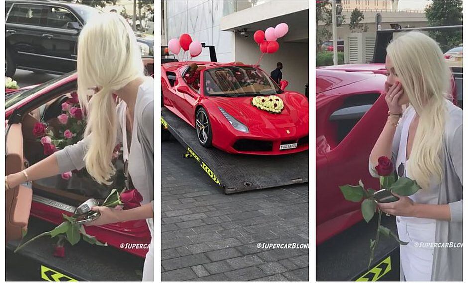 Mujer recibe increíble regalo por San Valentín (VIDEO)