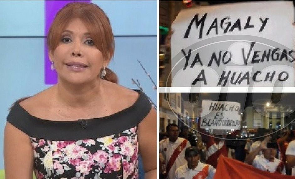 Grupo de hinchas pide que Magaly Medina no regrese a Huacho (VIDEO)